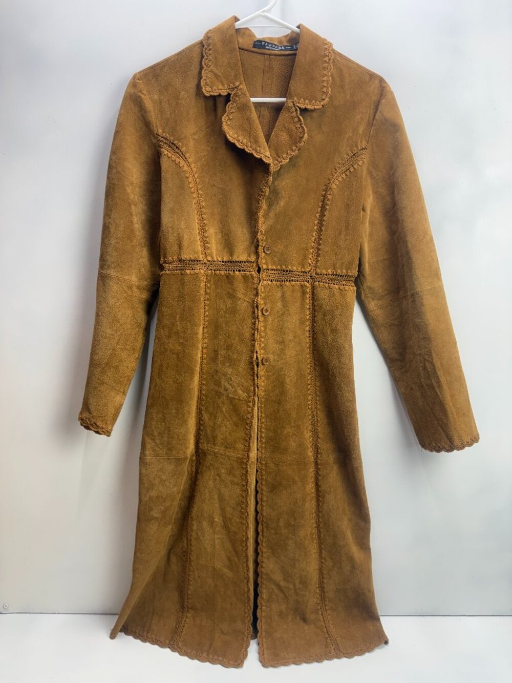 Leather Rampage Woman's Boho Vintage Jacket Size Medium